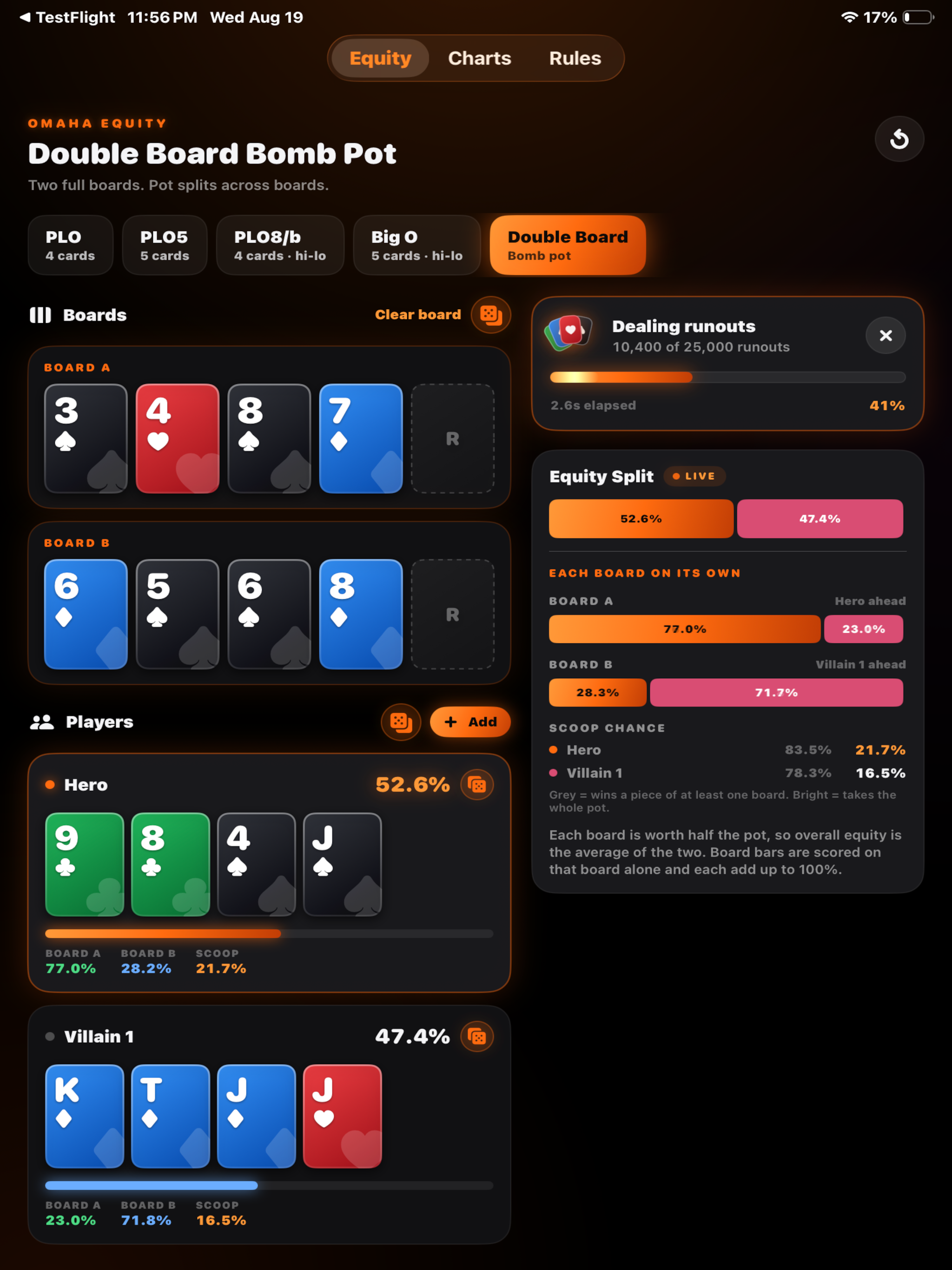 PLO Pro: Omaha Calculator screenshot 6