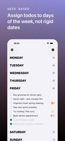 DayDrift - Simple ToDo App screenshot