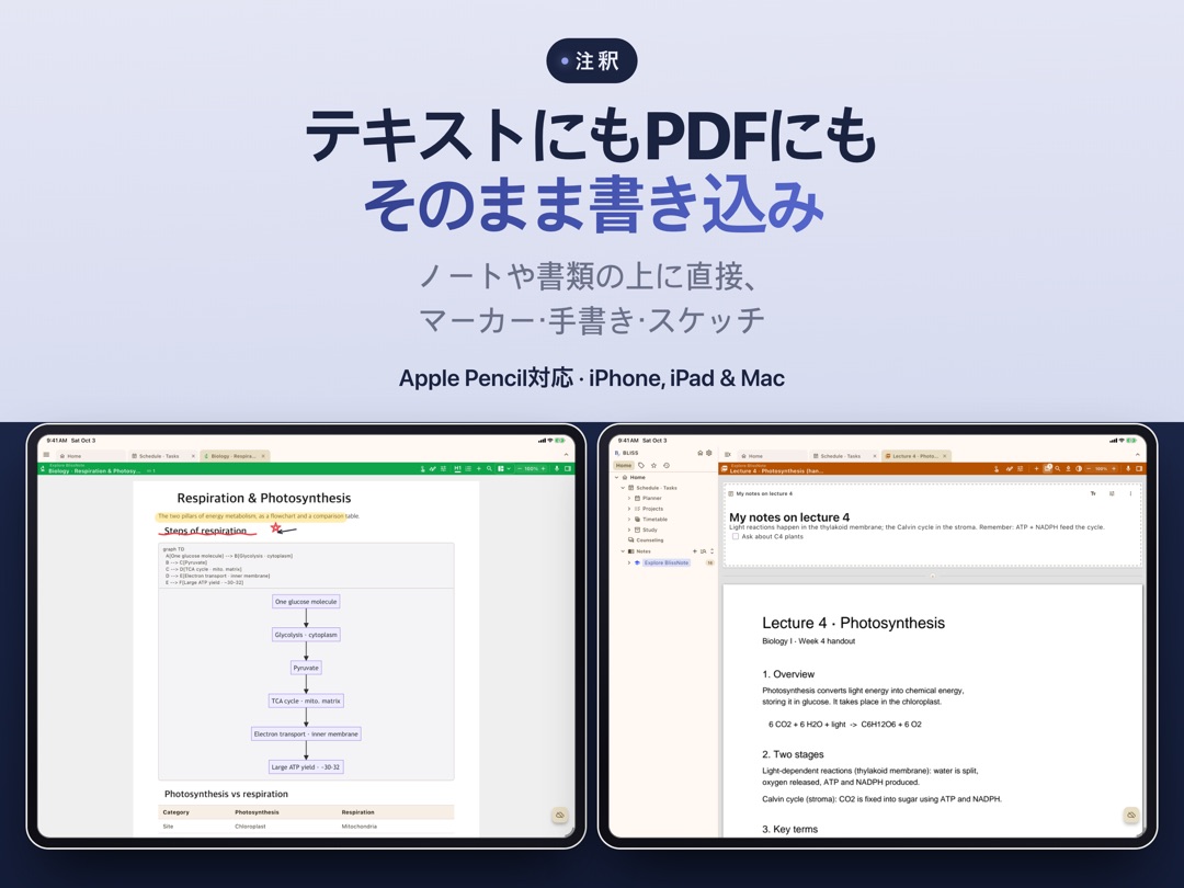 BLISS Note: 手書き 手帳 PDF プランナー スクリーンショット 1