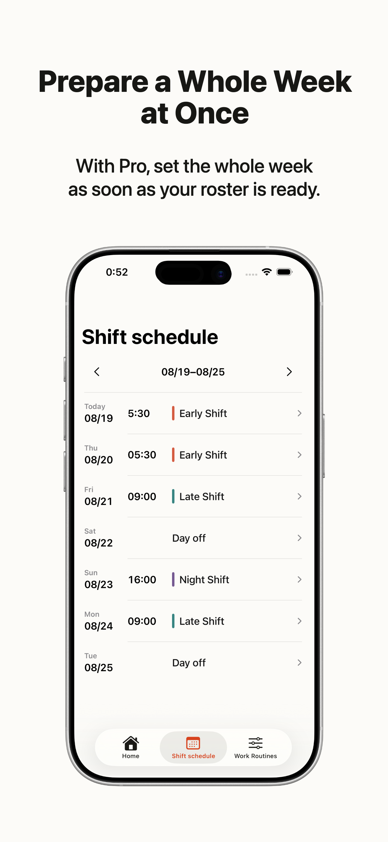 ShiftSet - Shift Work Alarm screenshot 5