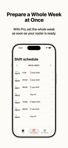 ShiftSet - Shift Work Alarm Screenshot 5 of 5