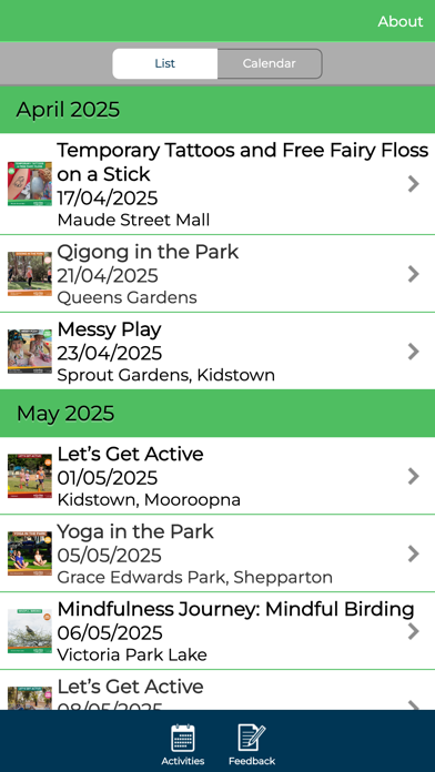 Activities in the Park Screenshot