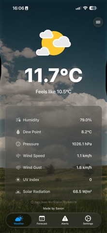 SaxWeather screenshot