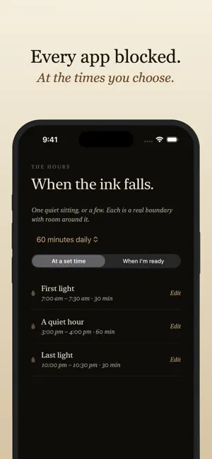 inkhour: Screen Time & Focus screenshot 3