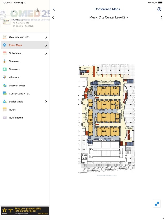 OMED25 iPad screenshot 3 - Business app