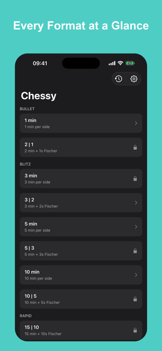 Chess Timer & Clock by Chessy Screenshot 2 of 5