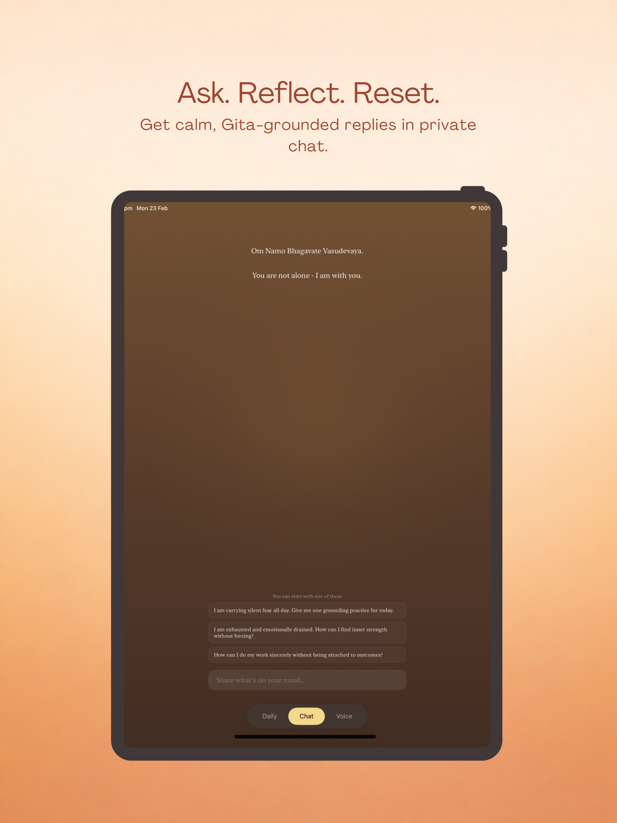 Dear Krishna: Gita Voice Chat screenshot 10