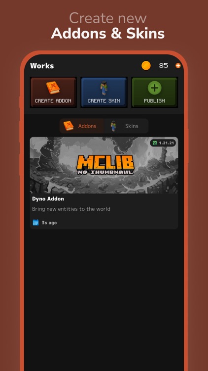 MCLIB Skin Addons for MCPE