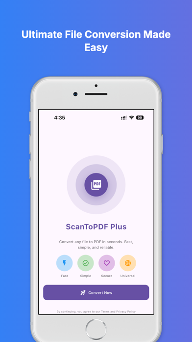 ScanToPDF Plus :Scan & Convert Screenshot 2 of 5