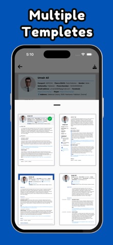 Resumify: Resume & CV Maker screenshot
