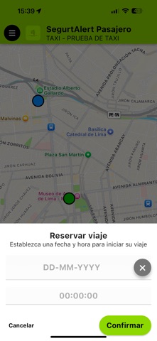 SegurtAlert Pasajero screenshot