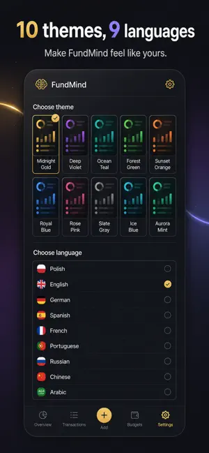 FundMind: Budget & Expenses screenshot 2