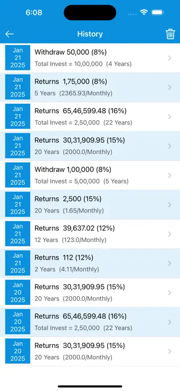 SIP Calculator – Lumpsum Plan screenshot 7 of 10