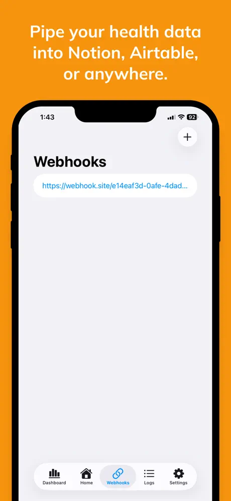 Health Webhook screenshot 4