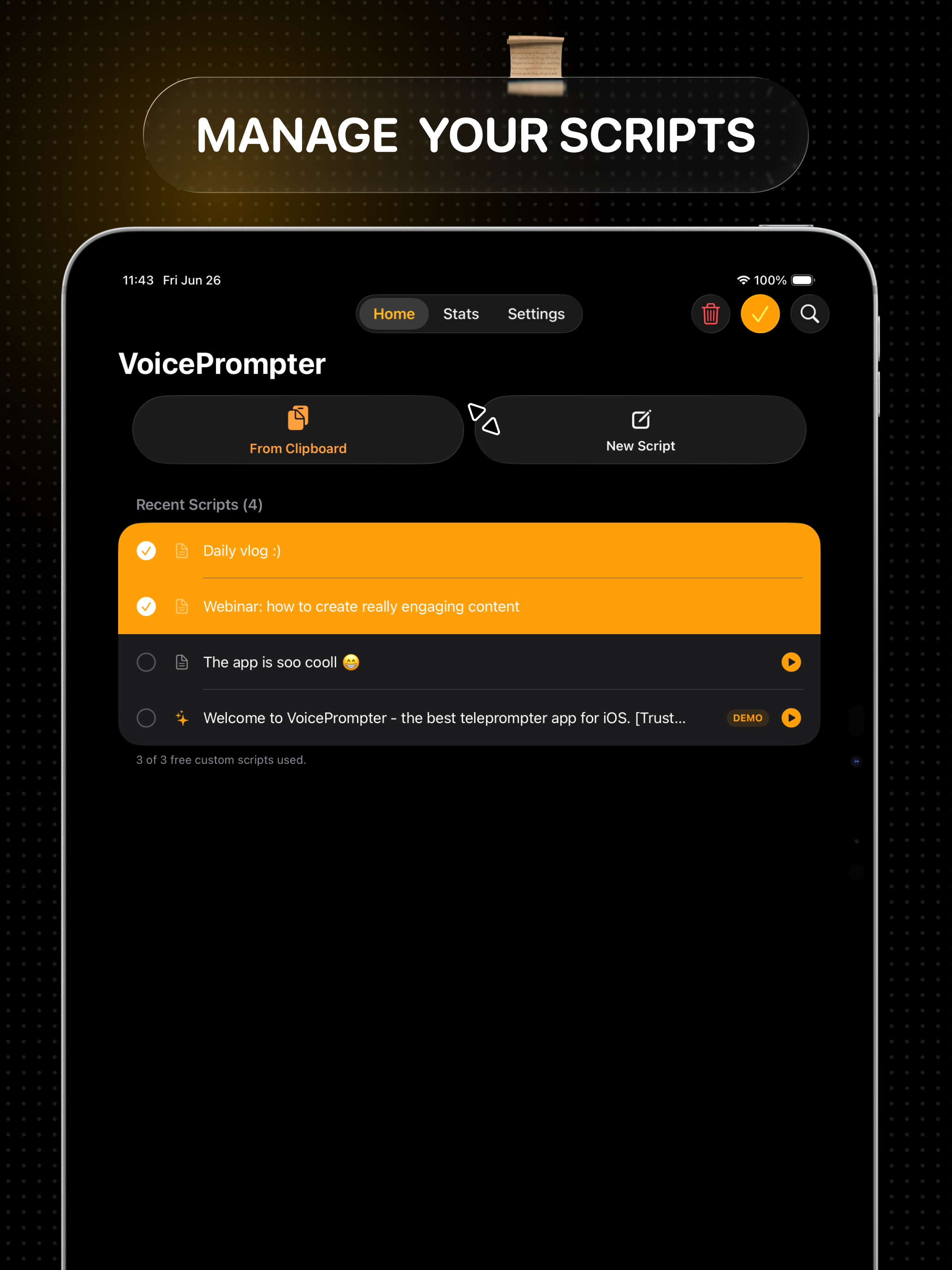 VoicePrompter: Teleprompter screenshot 19