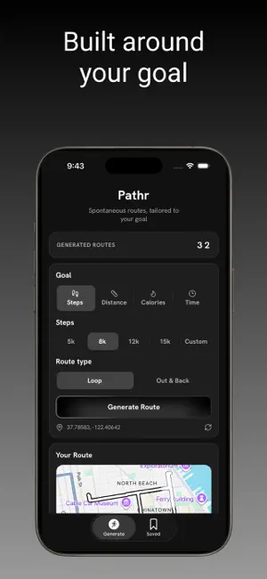 Pathr - Running Route Planner screenshot 2