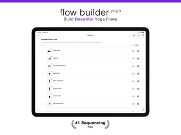 Yoga Timer - FlowBuilder.yoga iPad screenshot