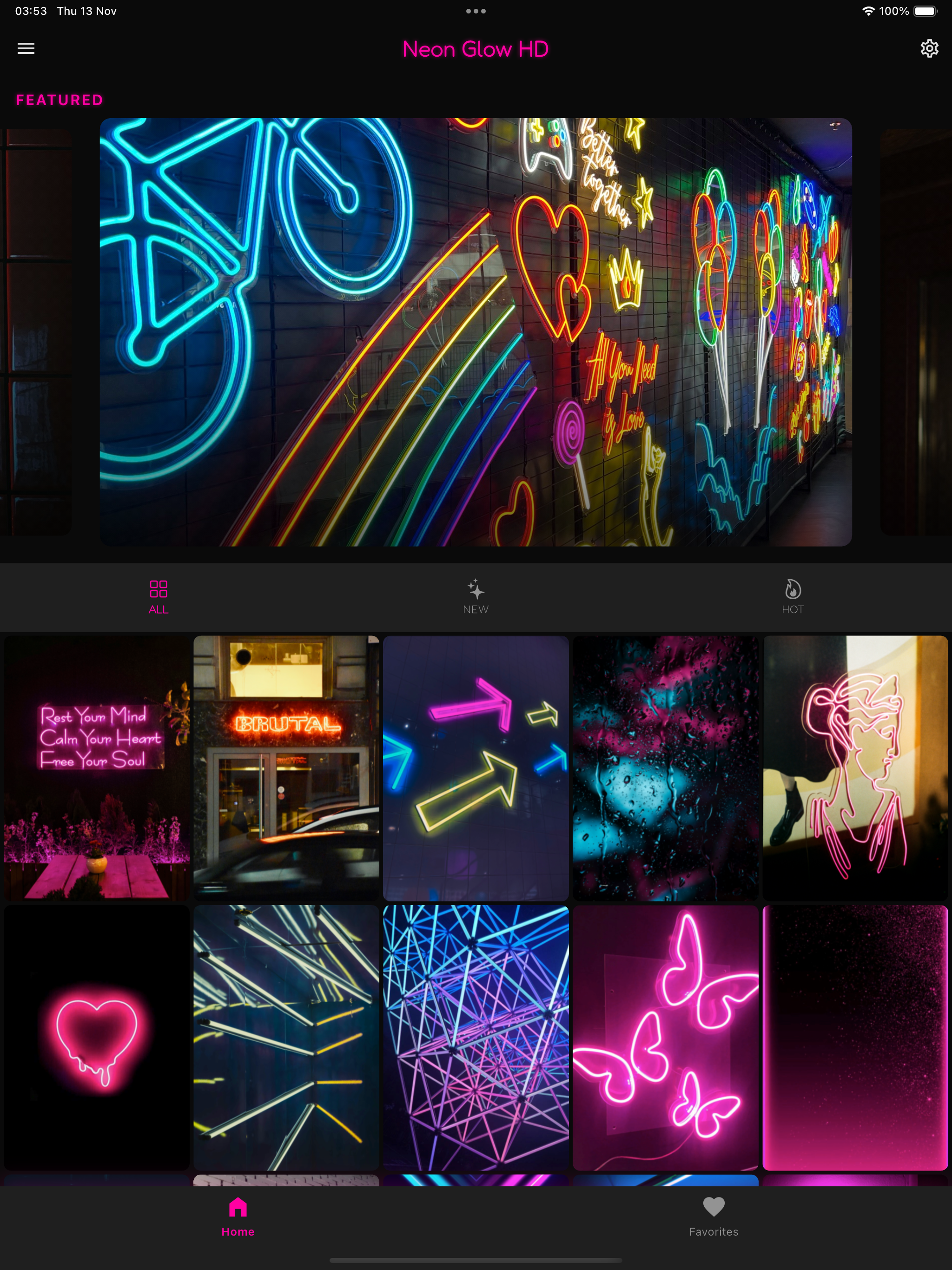 Neon Glow Wallpaper HD+ screenshot 7