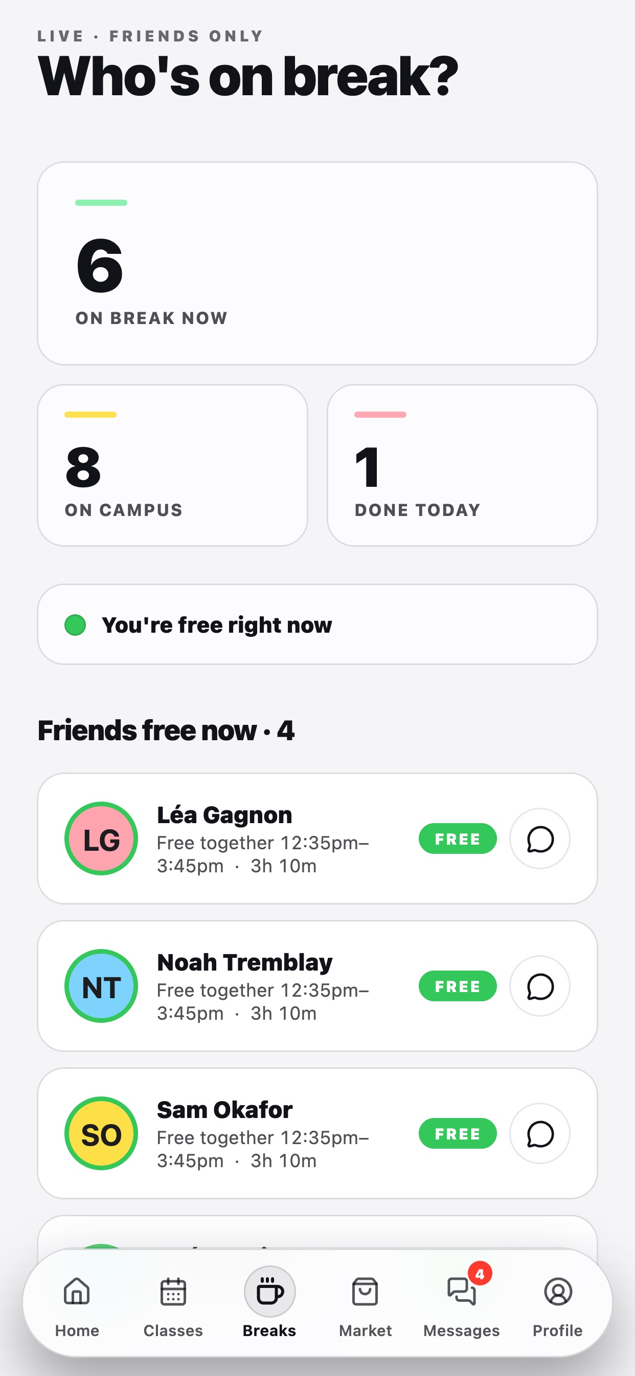 Screenshot 2 of BreakMate Campus