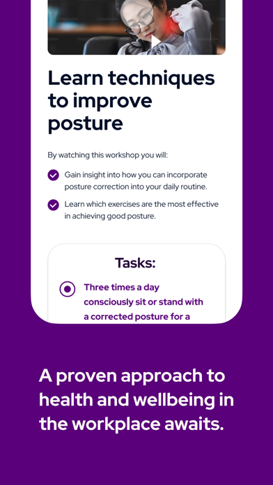 OptiMe Wellbeing Screenshot