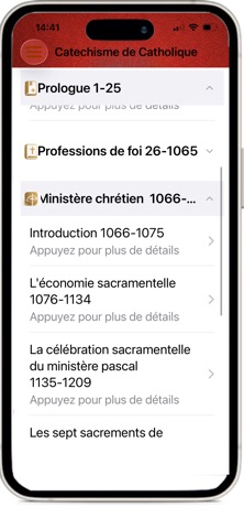 Catechisme de Catholique Screenshot 4 of 10