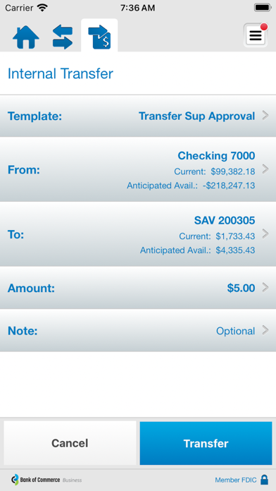Bank of Commerce Business (OK) Screenshot