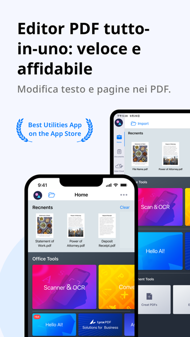 PDF Reader - Editor & Lettore screenshot 1