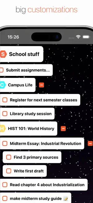 BigPlan - Planner for Focus screenshot 3
