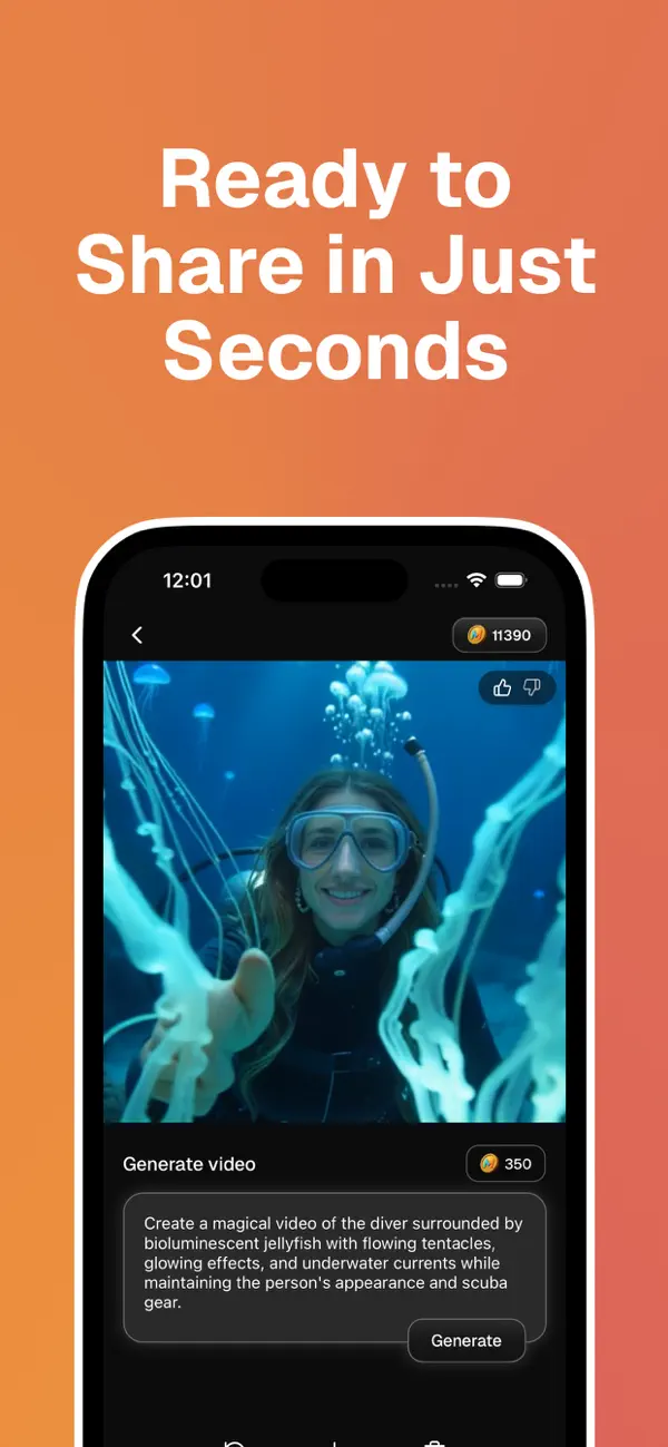 #2. AI Video Generator - VidaxAI (iOS) By: AI video, chat, photo Mono