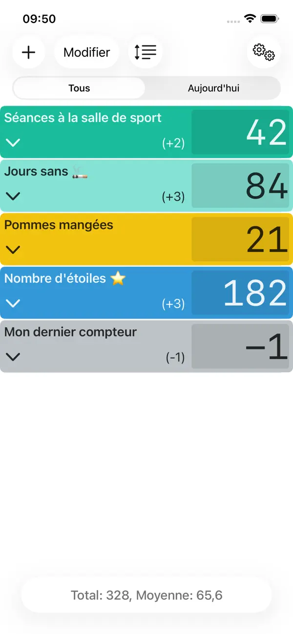 Screenshot #1 pour Counter, compteur de clics