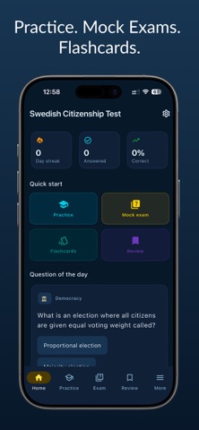 Swedish Citizenship Test 2027 Screenshot 2 of 6
