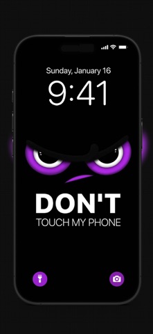 Dont touch my phon wallpapers Screenshot 2 of 6