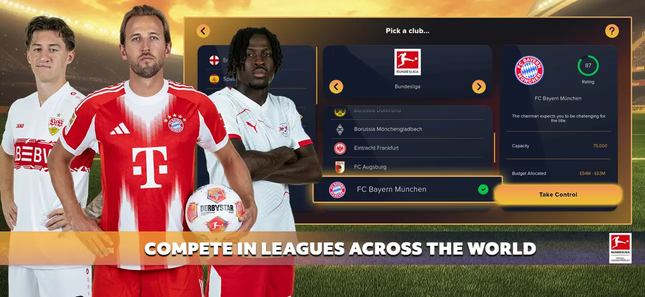 Soccer Manager 2026 - Football iOS Mod IPA screenshot 2 - iOS game interface