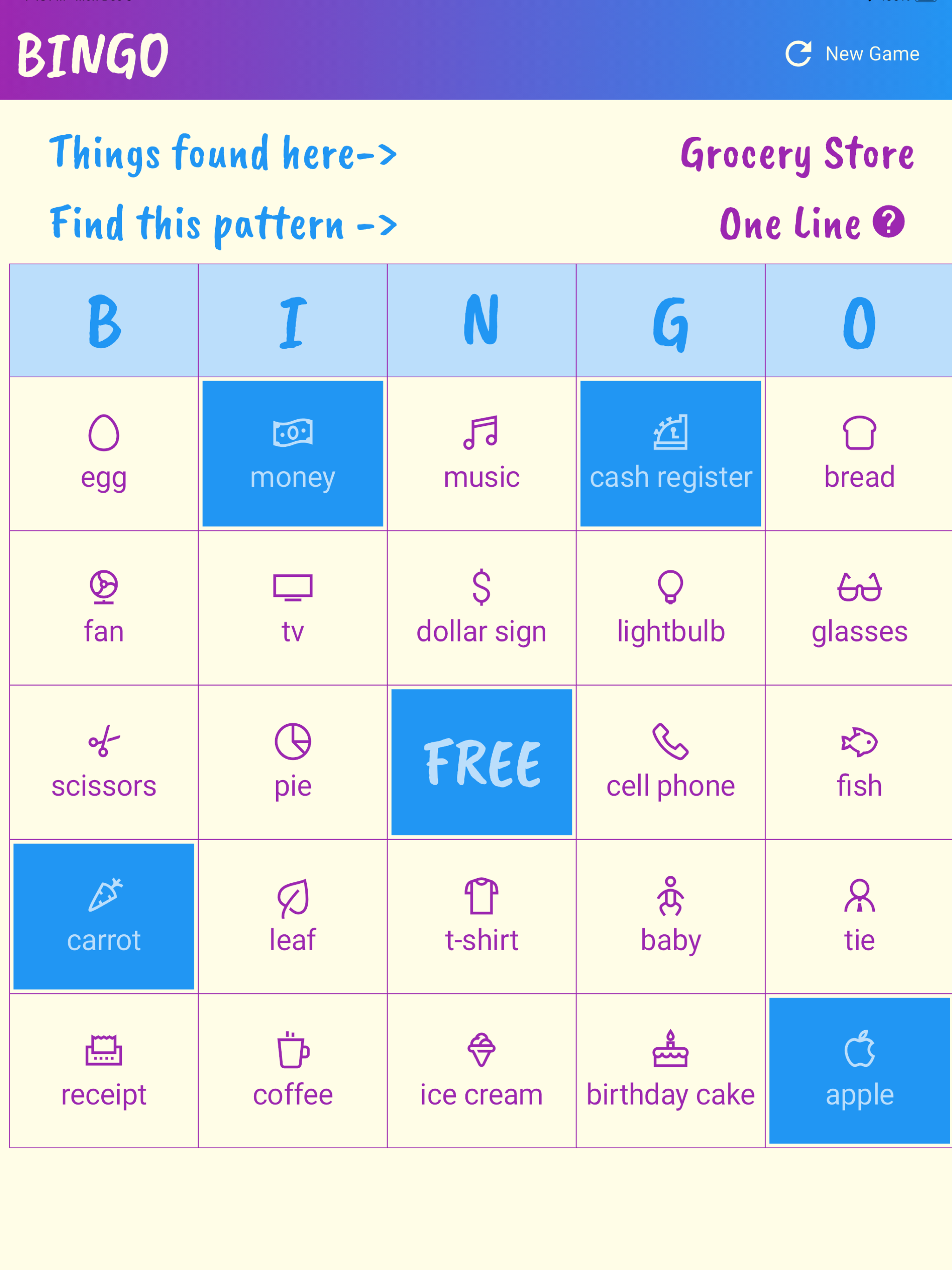 Scavenger Hunt Bingo