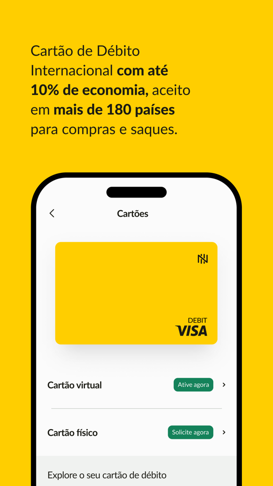 #3. Nomad: Conta digital em dólar (iOS) By: Nomad Fintech