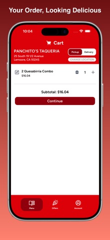 Panchitos Taqueria screenshot