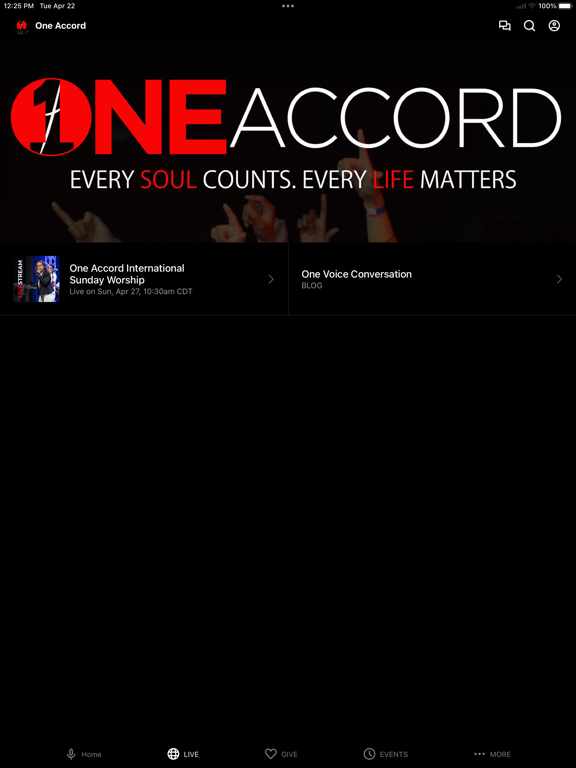 One Accord International iPad screenshot 2 - Education app