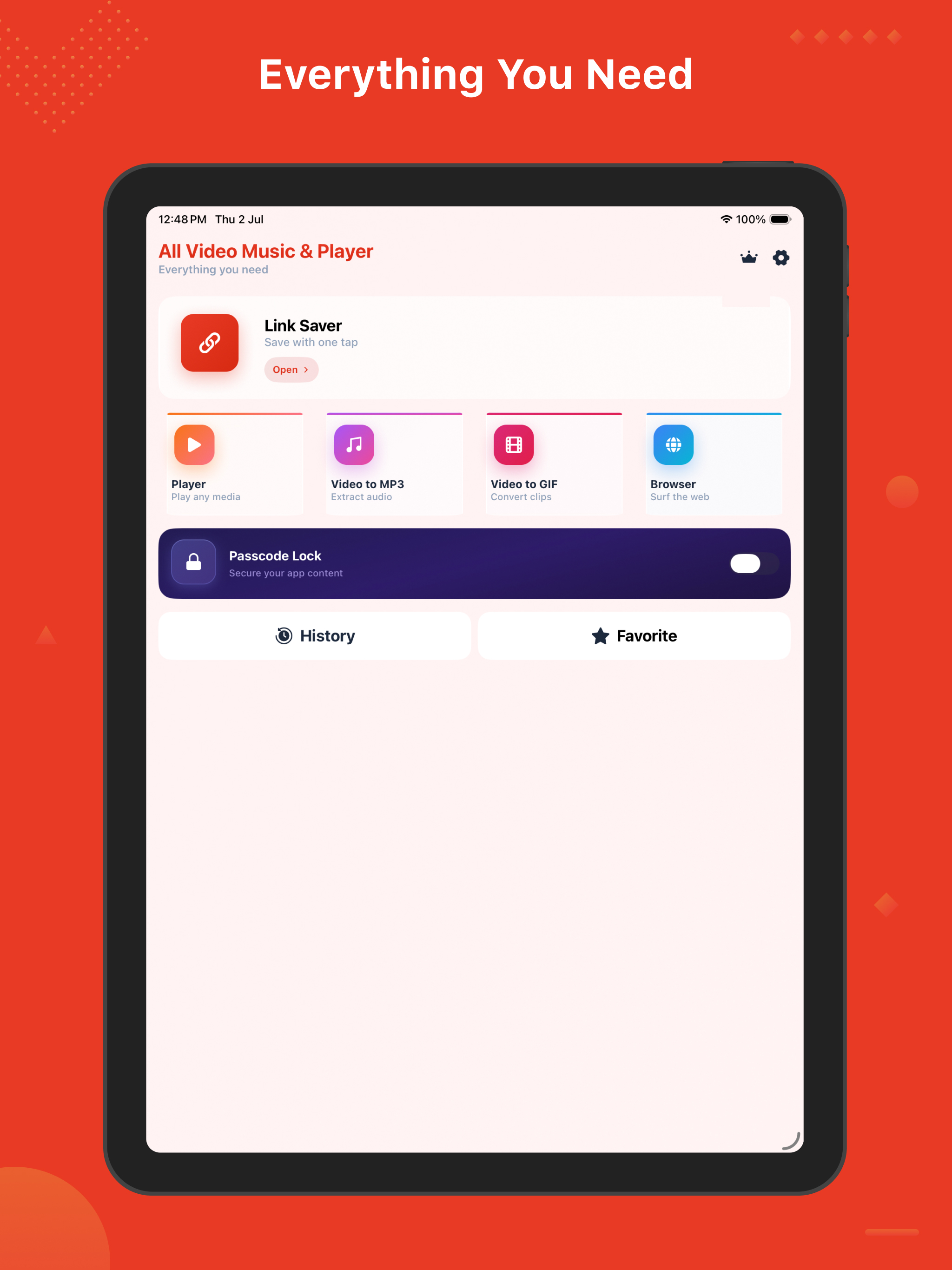 All Video Downloader : Player screenshot 6