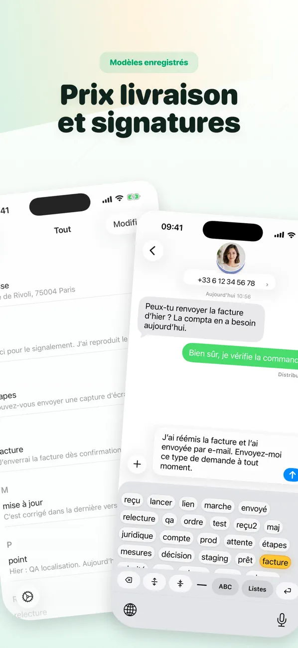 Screenshot #3 pour Rocket Keyboard: Réponses
