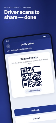 Secure Vehicle Transfer iPhone screenshot