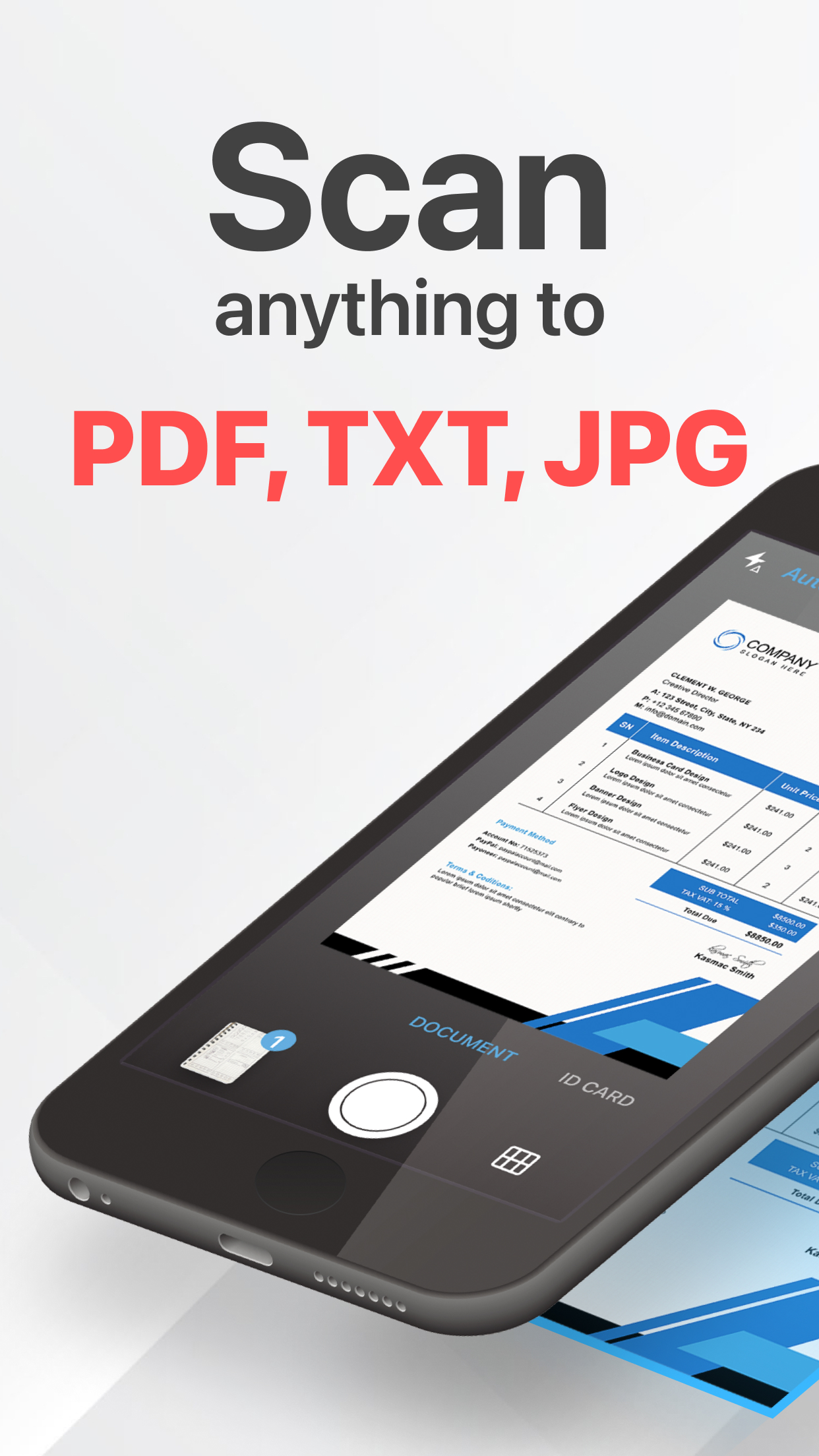 PDF Scanner App & Document