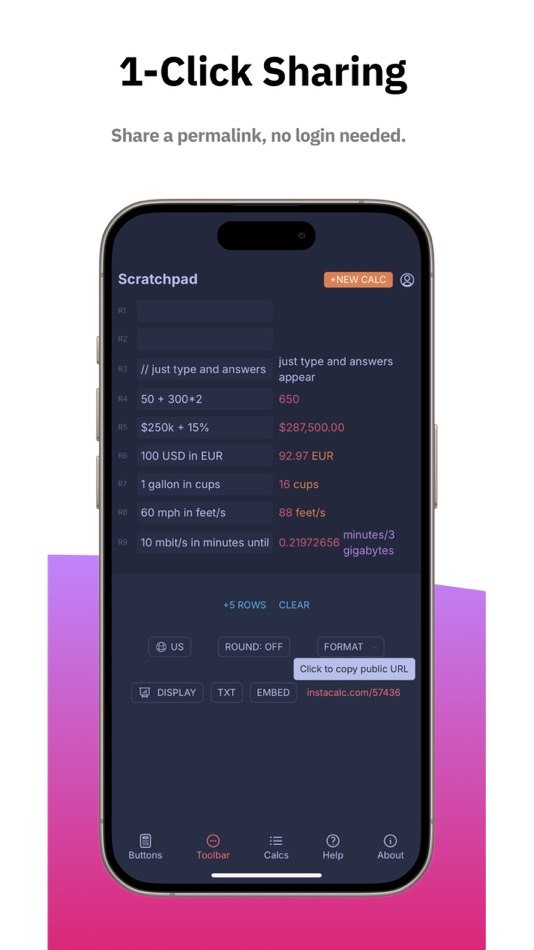 #5. Instacalc.com (iOS) โดย: Kalid Azad
