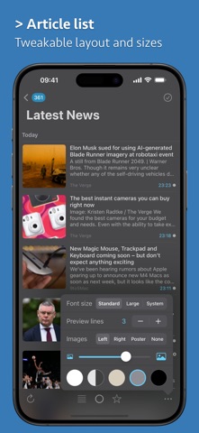 News Explorer screenshot