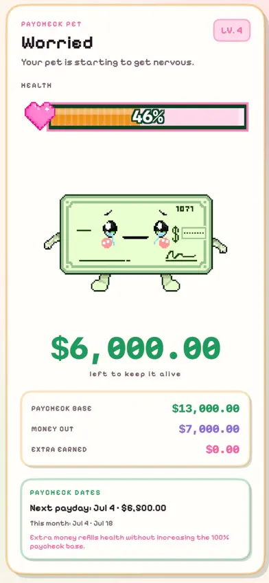 Paycheck Pet screenshot 5