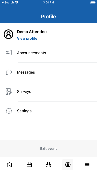 Cobepa Events Screenshot