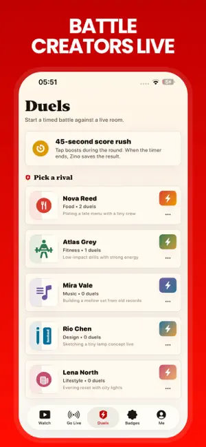 Zino Live - Streams iPhone screenshot 3