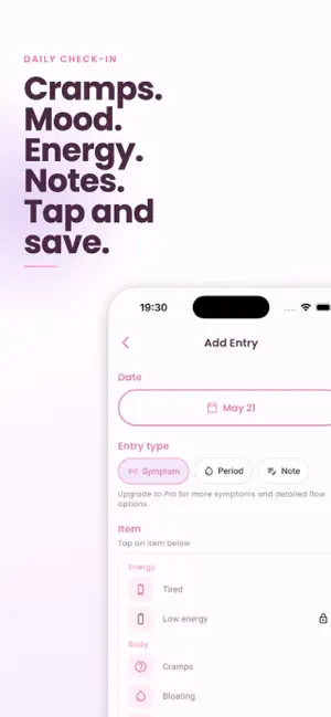 Teen Period Tracker screenshot 3