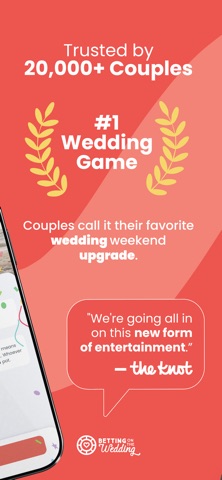 Betting on the Wedding iPhone screenshot