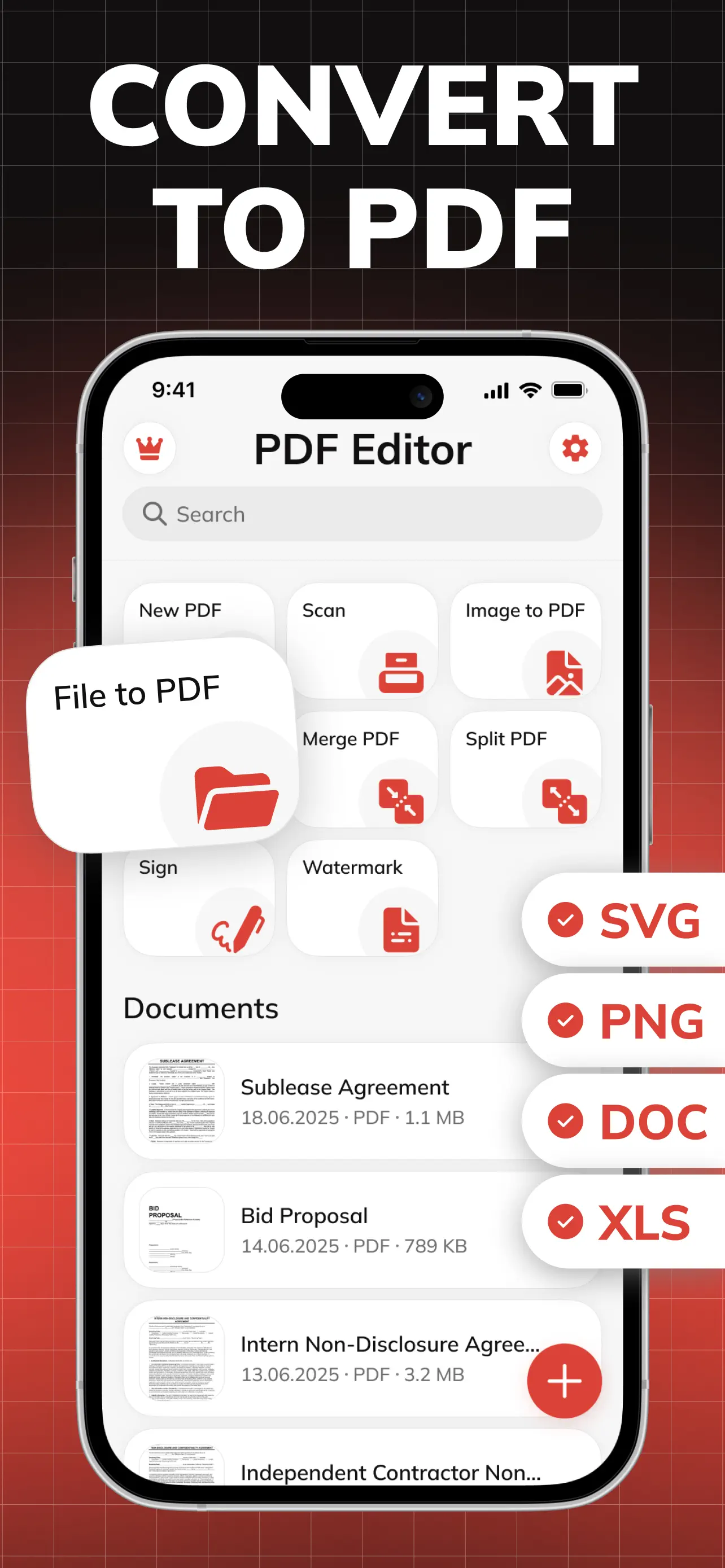 Document Converter To PDF Edit screenshot 3
