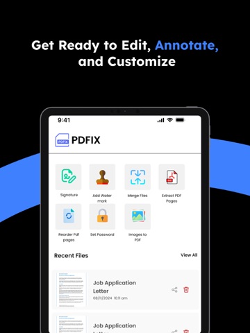 PDFIX iPad screenshot